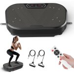 Asfasfq - plateforme vibrante, 120 niveaux d'intensit et 10 modes, 200kg ecran tactile led et tlcommande ...