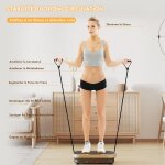 Asfasfq - plateforme vibrante oscillante, plaque vibrante puissante sport maison 5 modes 99 niveaux dintensi ...