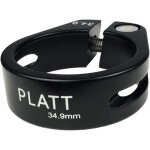 Asfasfq - platt collier de selle vtt en alliage d'aluminium, collier serrage selle, collier tige de selle ...