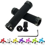 Asfasfq - platt poignes pour vlo poignet vtt confortables en caoutchouc antidrapant avec embouts de ...