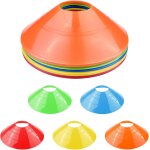 Asfasfq - plots de marquage pour football cône, 5 couleurs plots sport avec sac en filet, sangle a boucle ... Asfasfq - plots de marquage pour football cône, 5 couleurs plots sport avec sac en filet, sangle a boucle ...