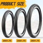 Asfasfq - pneus vtt 20 / 24 / 26x1. 75 pouces ensemble de 2 pièces pneus de vélo vélo de route, vtt, ... Asfasfq - pneus vtt 20 / 24 / 26x1. 75 pouces ensemble de 2 pièces pneus de vélo vélo de route, vtt, ...