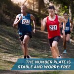 Asfasfq - porte - dossard aimant running, 4 paires aimants dossards triathlon, fixation haute résistance, ... Asfasfq - porte - dossard aimant running, 4 paires aimants dossards triathlon, fixation haute résistance, ...