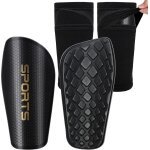 Asfasfq - protge - tibias pour homme et enfant avec embouts avec poche plaque optimise - protge - ...