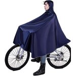 Asfasfq - qmaha poncho pluie rutilisable cyclisme, capes de pluie velo avec chapeau pour bicyclettes ...