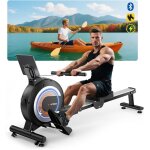Asfasfq - rameur musculation d'appartement, 32 niveaux de résistance, rameur magnétique avec app & ecran ... Asfasfq - rameur musculation d'appartement, 32 niveaux de résistance, rameur magnétique avec app & ecran ...