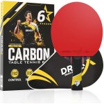 Asfasfq - raquette de ping - pong 6 etoiles raquette professionnel carbone pro epaisse, maximum de spin, ... Asfasfq - raquette de ping - pong 6 etoiles raquette professionnel carbone pro epaisse, maximum de spin, ...