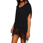 Asfasfq - robe de plage femme cache maillot de bain tunique paréo en mousseline crochet dentelle pour ... Asfasfq - robe de plage femme cache maillot de bain tunique paréo en mousseline crochet dentelle pour ...