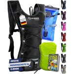 Asfasfq - sasmo sac a dos d'hydratation avec vessie 2l, sans bpa sac running avec poche d'isolation sac ...