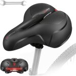 Asfasfq - selle velo confortable, selle de vlo ergonomique selle velo avec boule d'amortisseur a double ...