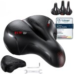 Asfasfq - selle velo confortable, selle vlo gel ergonomique avec boule d'amortisseur a double ressort, ...
