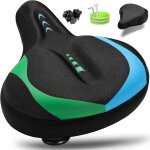 Asfasfq - selle de velo ultra confortable homme et femme, extra large selle velo gel, rembourrage doux ... Asfasfq - selle de velo ultra confortable homme et femme, extra large selle velo gel, rembourrage doux ...