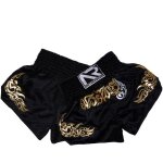Asfasfq - short de kickboxing en fibres mlanges pour la pratique du mma et du muay thai (l noir)