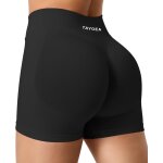Asfasfq - short de sport femme scrunch pantalon de sport court push up court butt lifting gym short sans ...