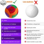 Asfasfq - softy volleyball - volleyball super doux pour un jeu sans douleur - ballon idal pour enfants, ...