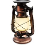 Asfasfq - solaris lanterne solaire led de camping a intensit variable botier en mtal au design rtro ...