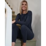 Asfasfq - sous vetement thermique femme haut manches longues pantalon chaud & lger ensemble ski hiver ...