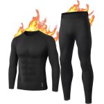 Asfasfq - sous vetement thermique homme hiver sous - vtements thermiques homme sous pull thermique ensemble ...