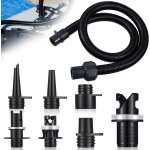 Asfasfq - sup pumpe adapter kit - gloryit tuyau a air gonflable avec 6 buses de valve d'air, accessoires ...