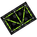 Asfasfq - tapis foot, tapis entrainement foot, tapis d'entranement de pas de football, tapis foot antidrapan ...