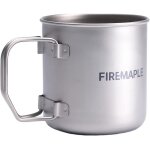 Asfasfq - tasse de camping en titane portable ultralger 300ml cafetire pour randonne pique - nique ...