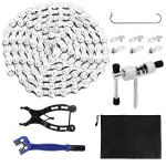 Asfasfq - ticeed chane de vlo 116 maillons 6 / 7 / 8 vitesses, kit de rparation de chane de vlo ...