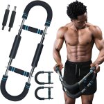 Asfasfq - twister arm trainer entraneur avant bras appareil musculation pectoraux maison portable 3 ...