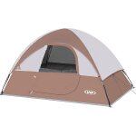 Asfasfq - unp tente de camping 2 personnes, toile de tente etanche et coupe - vent avec rainfly facile ...