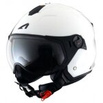 Astone casque minijet s sport gloss white - xs