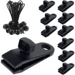 Attache bache piscine pince pour bache clip de tente pince de fixation pour tente 10pcs avec 10 tendeur ...