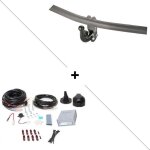 Attelage audi a5 sportback y compris s - line (09 / 16 - ) col de cygne + faisceau universel 7 broches ...