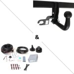 Attelage audi q5 y compris s - line & plug - in hybride (10 / 16 - ) col de cygne + faisceau universel ...