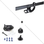 Attelage dacia sandero stepway i (06 / 09 - 12 / 12) col de cygne + faisceau universel 7 broches - hook ...