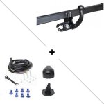 Attelage mercedes classe c break (06 / 93 - 01 / 01) col de cygne + faisceau universel 7 broches - imiola ...