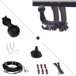 Attelage opel vivaro a (07 / 01 - 08 / 14) rdsoh + faisceau universel 7 broches utilitaire - auto - hak ...