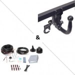 Attelage peugeot 308 ii berline (09 / 13 - 06 / 21) rdsov + faisceau universel 7 broches + boitier electroniqu ...