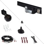 Attelage peugeot boxer fourgon (04 / 94 - 05 / 06) standard + faisceau universel 7 broches utilitaire ...