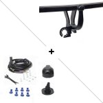 Attelage renault megane 1 hayon (01 / 95 - 03 / 99) col de cygne + faisceau universel 7 broches - auto ...