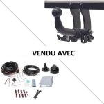 Attelage toyota corolla e18 coffre (06 / 13 - 08 / 19) rdsoh + faisceau universel 7 broches - auto - ...