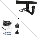 Attelage volvo 850 berline (06 / 91 - 10 / 97) col de cygne + faisceau universel 7 broches - gdw