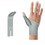 Attelle de pouce spica pour main droite grise - support de pouce l�ger pour hommes et femmes compatible ...