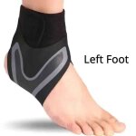 Attelle de soutien de cheville, bandage de protection de pied a rglage libre d'lasticit, bande de ...