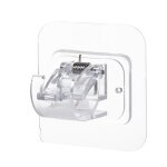 Aucun support de tringle a rideau de forage ne supporte de tringle a rideau transparent