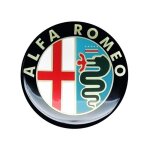 Autocollant 3d - alfa romeo - logo ann�es 80 - diam�tre 58 mm - flexible - brillant