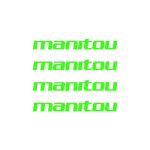 Autocollants compatible avec de cadre de v�lo manitou