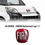 Autocollant fiat 3d remplacement logo pour fiorino