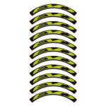 Autocollants compatible avec de jante de vlo de route carretera evo 50mm