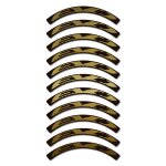 Autocollants compatible avec de jante de vlo de route carretera evo 50mm