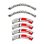 Autocollants compatible avec de jante de v�lo de route dedacciai elementi sl 1 llanta 88mm
