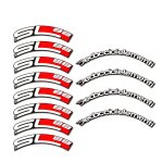 Autocollants compatible avec de jante de v�lo de route dedacciai elementi sl 88mm